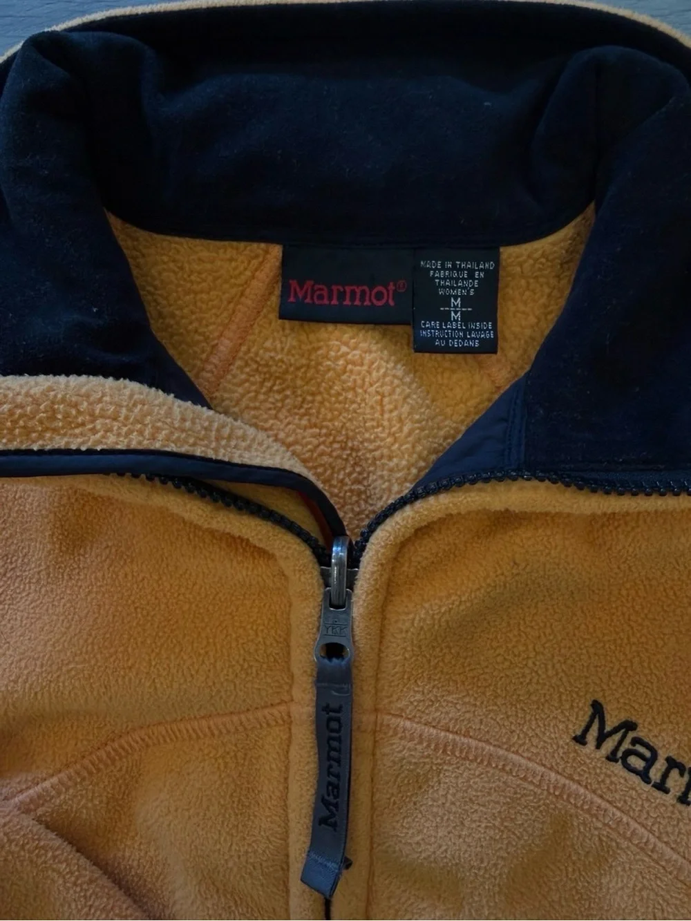 Marmot 2000’s Women’s Yellow Fleece Jacket